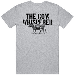The Cow Whisperer Animal Mammal Vintage unisex Sports Grey Classic T Shirt The Cow Whisperer Animal Mammal Vintage unisex Sports Grey Classic T Shirt
