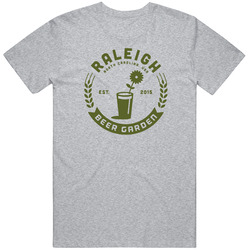 Raleigh Beer Garden North Carolina Cool Brewery Alcohol Logo Vintage unisex Sports Grey Classic T Shirt Raleigh Beer Garden North Carolina Cool Brewery Alcohol Logo Vintage unisex Sports Grey Classic T Shirt