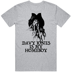 Davy Jones Is My Homeboy Pirates Movie Villain Vintage unisex Sports Grey Classic T Shirt Davy Jones Is My Homeboy Pirates Movie Villain Vintage unisex Sports Grey Classic T Shirt