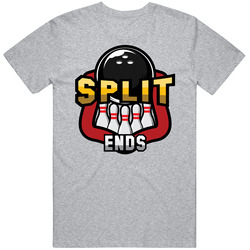 Split Ends Bowling Team Vintage unisex Sports Grey Classic T Shirt Split Ends Bowling Team Vintage unisex Sports Grey Classic T Shirt