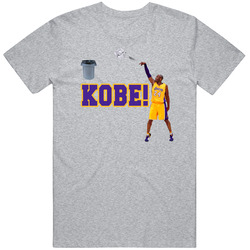 Kobe Bryant Funny Shooting Crumpled Paper Ball Throwing Shooting Into Garbage Trash Can Basketball Fan Vintage unisex Sports Grey Classic T Shirt Kobe Bryant Funny Shooting Crumpled Paper Ball Throwing Shooting Into Garbage Trash Can Basketball Fan Vintage unisex Sports Grey Classic T Shirt