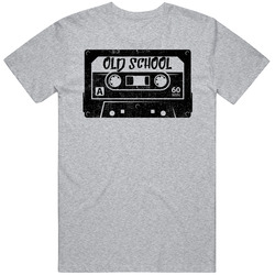 Old School Casette Tape Vintage Distressed Vintage unisex Sports Grey Classic T Shirt Old School Casette Tape Vintage Distressed Vintage unisex Sports Grey Classic T Shirt