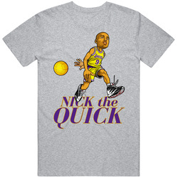 Nick The Quick Van Exel Los Angeles La Basketball Veteran Legend Fan Vintage unisex Sports Grey Classic T Shirt Nick The Quick Van Exel Los Angeles La Basketball Veteran Legend Fan Vintage unisex Sports Grey Classic T Shirt