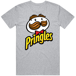 Pringles Chips Food Snack Mascot Vintage unisex Sports Grey Classic T Shirt Pringles Chips Food Snack Mascot Vintage unisex Sports Grey Classic T Shirt