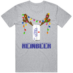 Michelob Ultra Reinbeer Funny Beer Lager Fan Christmas Vintage unisex Sports Grey Classic T Shirt