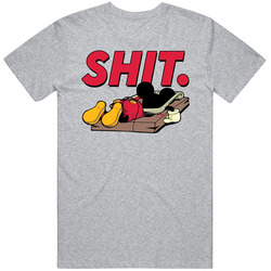 Mickey Mouse In Trap Shit Funny Cartoon Parody Vintage unisex Sports Grey Classic T Shirt Mickey Mouse In Trap Shit Funny Cartoon Parody Vintage unisex Sports Grey Classic T Shirt