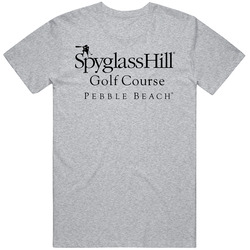 Spyglass Hill Golf Course Pebble Beach Logo Golfing Fan Father's Day Vintage unisex Sports Grey Classic T Shirt Spyglass Hill Golf Course Pebble Beach Logo Golfing Fan Father's Day Vintage unisex Sports Grey Classic T Shirt