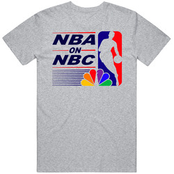Basketball On Nbc Tv Vintage unisex Sports Grey Classic T Shirt