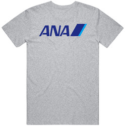 Ana All Nippon Airways Retro Logo Japanese Airline Vintage unisex Sports Grey Classic T Shirt Ana All Nippon Airways Retro Logo Japanese Airline Vintage unisex Sports Grey Classic T Shirt