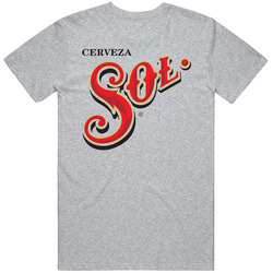 Sol Cerveza Logo Beer Vintage unisex Sports Grey Classic T Shirt