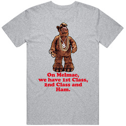 Alf Melmac 80s Retro Vintage unisex Sports Grey Classic T Shirt Alf Melmac 80s Retro Vintage unisex Sports Grey Classic T Shirt