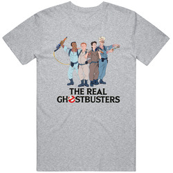 The Real Ghostbusters Cartoon Vintage unisex Sports Grey Classic T Shirt The Real Ghostbusters Cartoon Vintage unisex Sports Grey Classic T Shirt