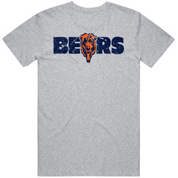 Chicago Bears Distressed Vintage unisex Sports Grey Classic T Shirt Chicago Bears Distressed Vintage unisex Sports Grey Classic T Shirt