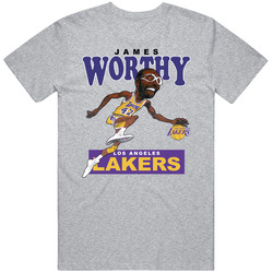James Worthy Retro Basketball Caricature Vintage unisex Sports Grey Classic T Shirt James Worthy Retro Basketball Caricature Vintage unisex Sports Grey Classic T Shirt