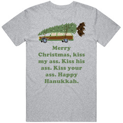 Kiss My Ass National Lampoons Christmas Vacation Wagon Gift Vintage unisex Sports Grey Classic T Shirt Kiss My Ass National Lampoons Christmas Vacation Wagon Gift Vintage unisex Sports Grey Classic T Shirt