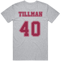 PAT TILLMAN 40 T SHIRT A TRUE HERO AF ARMY RANGER NFL MARINE TOP TEE Vintage unisex Sports Grey Classic T Shirt PAT TILLMAN 40 T SHIRT A TRUE HERO AF ARMY RANGER NFL MARINE TOP TEE Vintage unisex Sports Grey Classic T Shirt