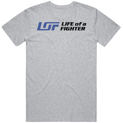 Life Of A Fighter Logo Classic Vintage unisex Sports Grey Classic T Shirt Life Of A Fighter Logo Classic Vintage unisex Sports Grey Classic T Shirt