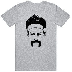 Drew Timme Mustache Silhouette Gonzaga Basketball Fan Vintage unisex Sports Grey Classic T Shirt