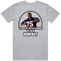 Vince Wilfork Is My Homeboy New England Football Vintage unisex Sports Grey Classic T Shirt Vince Wilfork Is My Homeboy New England Football Vintage unisex Sports Grey Classic T Shirt