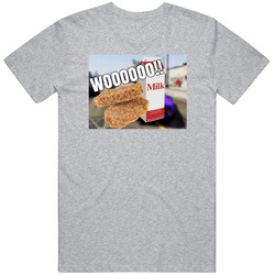 Weetbix And Milk Baby! Funny Weetabix Vintage unisex Sports Grey Classic T Shirt Weetbix And Milk Baby! Funny Weetabix Vintage unisex Sports Grey Classic T Shirt