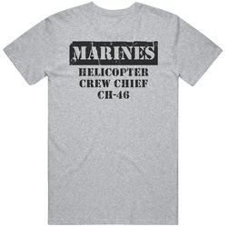 Helicopter Crew Chief Ch-46 Marines Vintage unisex Sports Grey Classic T Shirt Helicopter Crew Chief Ch-46 Marines Vintage unisex Sports Grey Classic T Shirt