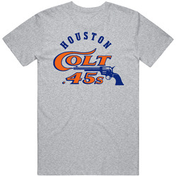 Houston Colt 45s Retro Baseball - Grey Vintage unisex Sports Grey Classic T Shirt Houston Colt 45s Retro Baseball - Grey Vintage unisex Sports Grey Classic T Shirt