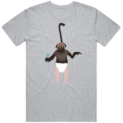 Puppy Monkey Baby Mountain Dew Football Superbowl Commercial Vintage unisex Sports Grey Classic T Shirt Puppy Monkey Baby Mountain Dew Football Superbowl Commercial Vintage unisex Sports Grey Classic T Shirt