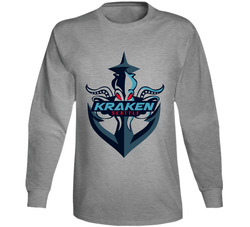 Seattle Kraken Alternate Logo Vintage unisex Sports Grey Classic Long Sleeve T Shirt Seattle Kraken Alternate Logo Vintage unisex Sports Grey Classic Long Sleeve T Shirt