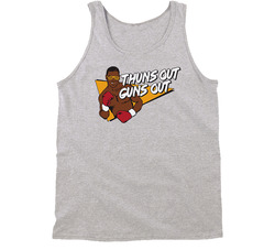 Mike Tyson Thuns Out Guns Out Vintage unisex Sports Grey Classic Tanktop Mike Tyson Thuns Out Guns Out Vintage unisex Sports Grey Classic Tanktop