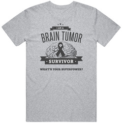 Brain Tumor Survivor _ Was Your Superpower? Vintage unisex Sports Grey Classic T Shirt Brain Tumor Survivor _ Was Your Superpower? Vintage unisex Sports Grey Classic T Shirt