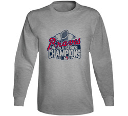 2021 Atlanta Braves World Series Champions Vintage unisex Sports Grey Classic Long Sleeve T Shirt 2021 Atlanta Braves World Series Champions Vintage unisex Sports Grey Classic Long Sleeve T Shirt