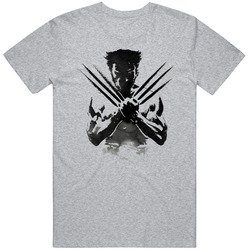 Logan The Wolverine Movie Parody Graphic Vintage unisex Sports Grey Classic T Shirt Logan The Wolverine Movie Parody Graphic Vintage unisex Sports Grey Classic T Shirt