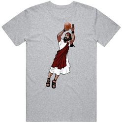 Jump Shot Jesus Jr Smith Basketball Cleveland Vintage unisex Sports Grey Classic T Shirt Jump Shot Jesus Jr Smith Basketball Cleveland Vintage unisex Sports Grey Classic T Shirt
