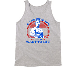 Come With Me If You Want To Lift Arnold Schwarzenegger Original Cool Vintage unisex Sports Grey Classic Tanktop Come With Me If You Want To Lift Arnold Schwarzenegger Original Cool Vintage unisex Sports Grey Classic Tanktop