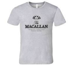 The Macallan Highland Single Malt Scotch Whisky Alcohol Vintage unisex Sports Grey Classic T Shirt The Macallan Highland Single Malt Scotch Whisky Alcohol Vintage unisex Sports Grey Classic T Shirt