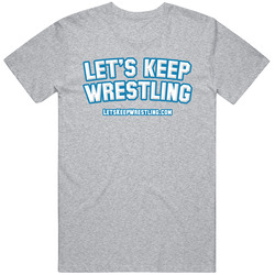 Let's Keep Wrestling - Light Grey Vintage unisex Sports Grey Classic T Shirt Let's Keep Wrestling - Light Grey Vintage unisex Sports Grey Classic T Shirt
