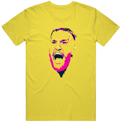 Conor Mcgregor - Pop Mma Fan Art - Rep Your Champ Tee Retro Vintage Daisy Yellow Cotton T Shirt Conor Mcgregor - Pop Mma Fan Art - Rep Your Champ Tee Retro Vintage Daisy Yellow Cotton T Shirt