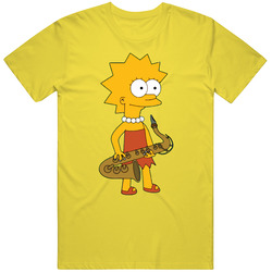 Lis Retro Vintage Daisy Yellow Cotton T Shirt Lis Retro Vintage Daisy Yellow Cotton T Shirt