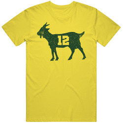 Aaron Rodgers Goat Retro Vintage Daisy Yellow Cotton T Shirt Aaron Rodgers Goat Retro Vintage Daisy Yellow Cotton T Shirt