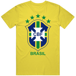 Brasil Retro Vintage Daisy Yellow Cotton T Shirt Brasil Retro Vintage Daisy Yellow Cotton T Shirt