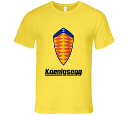 Koenigsegg Logo High Perfomance Supar Exotic Car Retro Vintage Daisy Yellow Cotton T Shirt Koenigsegg Logo High Perfomance Supar Exotic Car Retro Vintage Daisy Yellow Cotton T Shirt