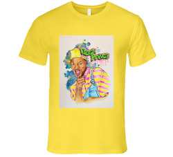 Fresh Prince Of Bel Air Cartoon Sketch Retro Vintage Daisy Yellow Cotton T Shirt Fresh Prince Of Bel Air Cartoon Sketch Retro Vintage Daisy Yellow Cotton T Shirt
