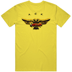 Aek Fc Original Soccer Retro Vintage Daisy Yellow Cotton T Shirt Aek Fc Original Soccer Retro Vintage Daisy Yellow Cotton T Shirt