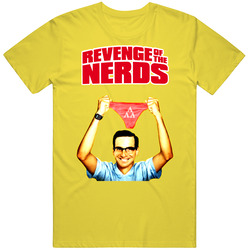 Revenge Of The Nerds Panty Raid Classic Retro Vintage Daisy Yellow Cotton T Shirt Revenge Of The Nerds Panty Raid Classic Retro Vintage Daisy Yellow Cotton T Shirt