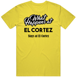 El Cortez Stays At Casino Las Vegas Gambling Poker Trending Retro Vintage Daisy Yellow Cotton T Shirt El Cortez Stays At Casino Las Vegas Gambling Poker Trending Retro Vintage Daisy Yellow Cotton T Shirt
