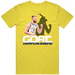 Domantas Sabonis Goat Greatest Of All Time Basketball Fan Retro Vintage Daisy Yellow Cotton T Shirt Domantas Sabonis Goat Greatest Of All Time Basketball Fan Retro Vintage Daisy Yellow Cotton T Shirt