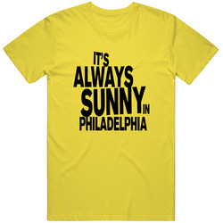 It's Always Sunny In Philadelphia Retro Vintage Daisy Yellow Cotton T Shirt It's Always Sunny In Philadelphia Retro Vintage Daisy Yellow Cotton T Shirt