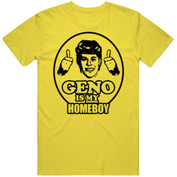 Geno Is My Homeboy Evgeni Malkin Pittsburgh Hockey Retro Vintage Daisy Yellow Cotton T Shirt Geno Is My Homeboy Evgeni Malkin Pittsburgh Hockey Retro Vintage Daisy Yellow Cotton T Shirt