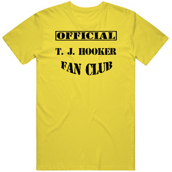 T J Hooker Tv Show Fan Club Retro Vintage Daisy Yellow Cotton T Shirt T J Hooker Tv Show Fan Club Retro Vintage Daisy Yellow Cotton T Shirt