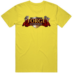Forge Of Empires By Inno Games Online Game Gift Retro Vintage Daisy Yellow Cotton T Shirt Forge Of Empires By Inno Games Online Game Gift Retro Vintage Daisy Yellow Cotton T Shirt